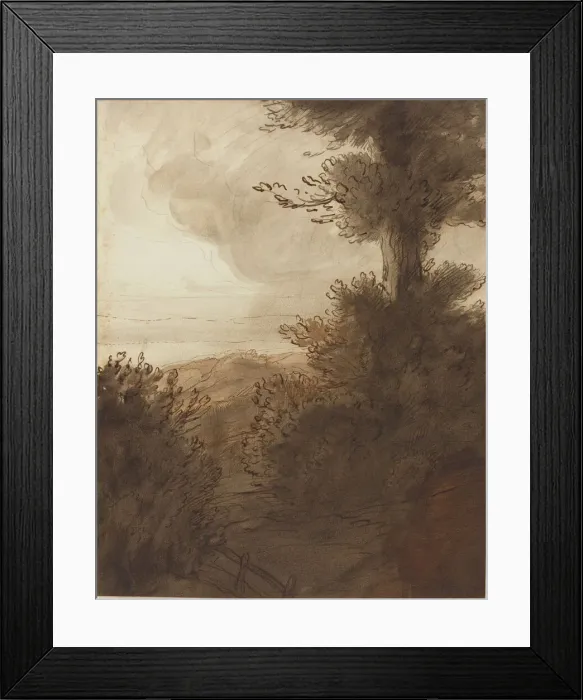Framed Print : The Big Tree. Creator: Alphonse Legros Framed Print : The Big Tree. Creator: Alphonse Legros