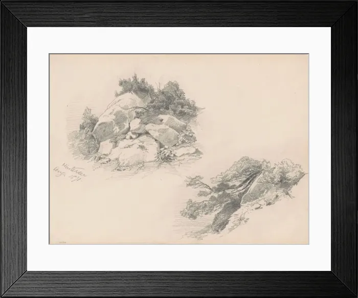 Framed Print : Hintersee, Germany, 1871. Creator: John Singer Sargent Framed Print : Hintersee, Germany, 1871. Creator: John Singer Sargent