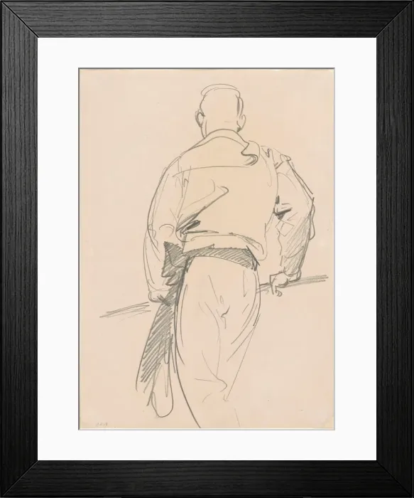 Framed Print : Gondolier, Venice, 1912. Creator: John Singer Sargent Framed Print : Gondolier, Venice, 1912. Creator: John Singer Sargent