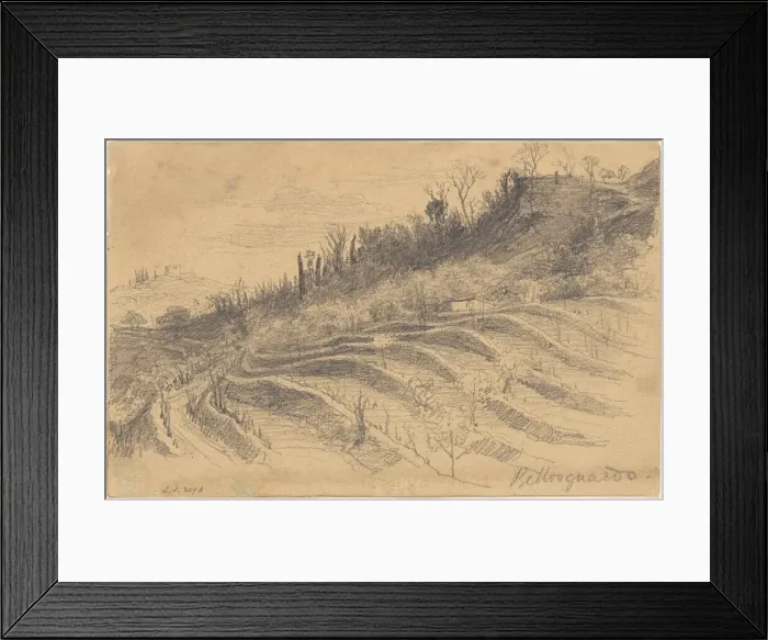 Framed Print : Bellosguardo, Florence, 1870-1872. Creator: John Singer Sargent Framed Print : Bellosguardo, Florence, 1870-1872. Creator: John Singer Sargent