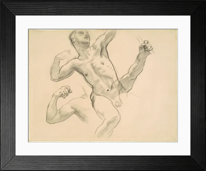 Framed Print : Studies of Achilles for Chiron and Achilles, 1922-1925 Framed Print : Studies of Achilles for Chiron and Achilles, 1922-1925