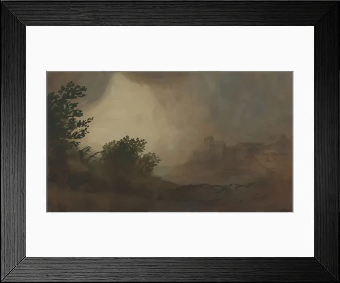 Framed Print : Storm. Creator: Alphonse Legros Framed Print : Storm. Creator: Alphonse Legros