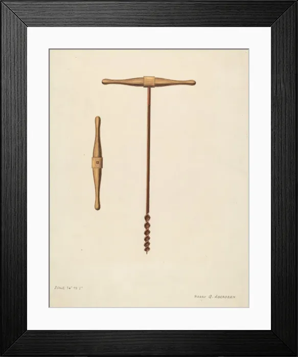 Framed Print : Bishop Hill: Auger, c. 1936. Creator: Harry G Aberdeen Framed Print : Bishop Hill: Auger, c. 1936. Creator: Harry G Aberdeen