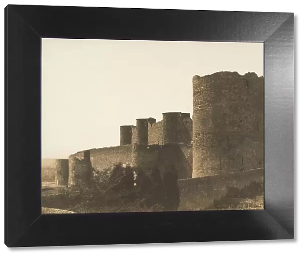 The Ramparts of Carcassonne, 1851. Creator: Gustave Le Gray
