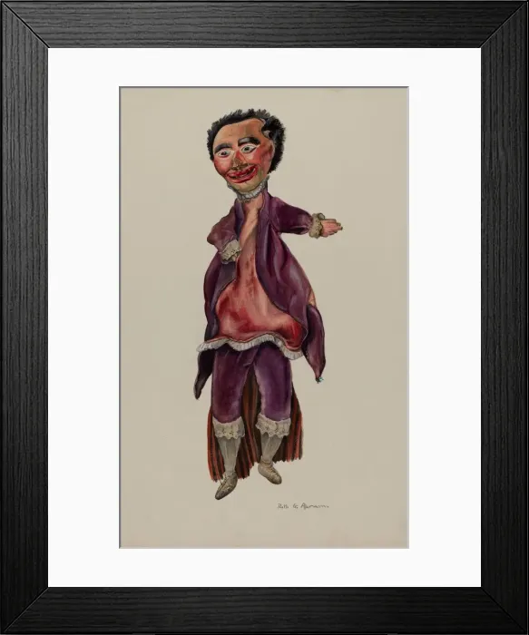 Framed Print : The Doctor Marionette, c. 1937. Creator: Ruth Abrams Framed Print : The Doctor Marionette, c. 1937. Creator: Ruth Abrams
