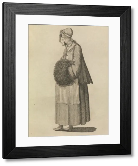 Framed Print : Peasant of the Alps, June 1, 1771. Creator: Unknown Framed Print : Peasant of the Alps, June 1, 1771. Creator: Unknown