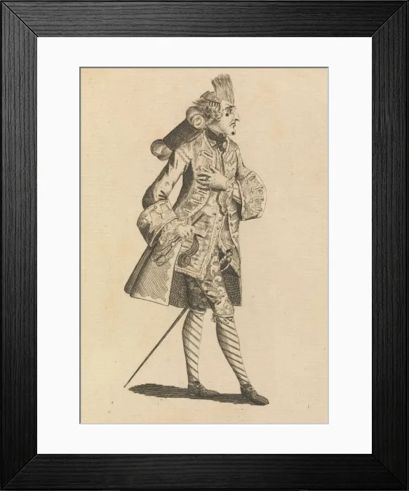 Framed Print : Monsieur Le Frizeur, May 21, 1771. Creator: Attributed to Henry William Bunbury Framed Print : Monsieur Le Frizeur, May 21, 1771. Creator: Attributed to Henry William Bunbury
