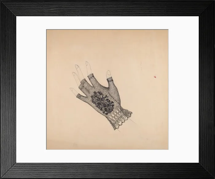 Framed Print : Mitt, c. 1938. Creator: Marie Alain Framed Print : Mitt, c. 1938. Creator: Marie Alain