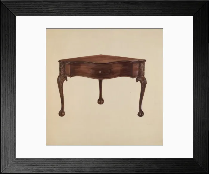 Framed Print : Table, 1941. Creator: Marie Alain Framed Print : Table, 1941. Creator: Marie Alain