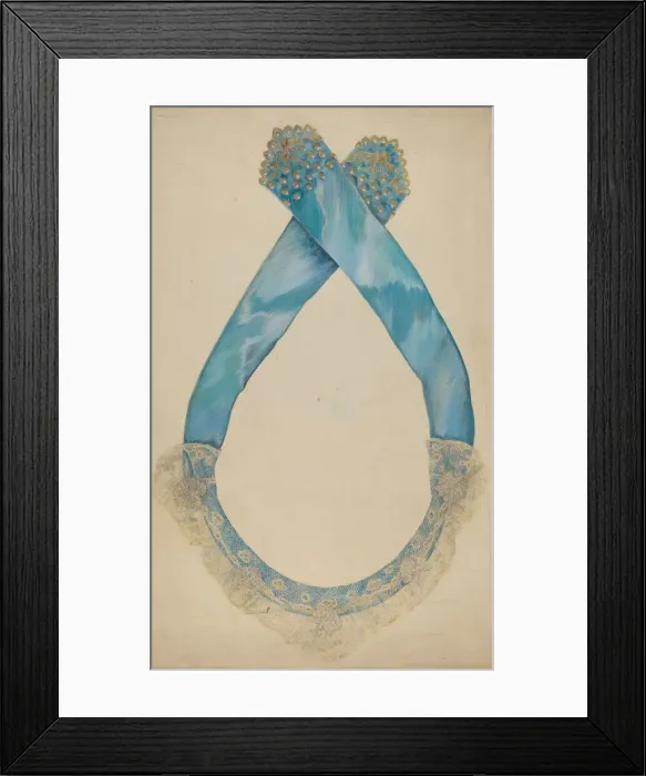Framed Print : Collar, c. 1939. Creator: Marie Alain Framed Print : Collar, c. 1939. Creator: Marie Alain