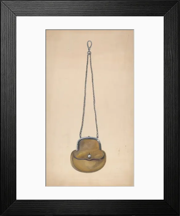 Framed Print : Reticule, c. 1939. Creator: Marie Alain Framed Print : Reticule, c. 1939. Creator: Marie Alain