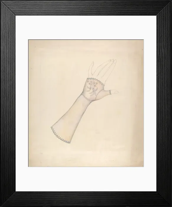 Framed Print : Mitt, c. 1938. Creator: Marie Alain Framed Print : Mitt, c. 1938. Creator: Marie Alain