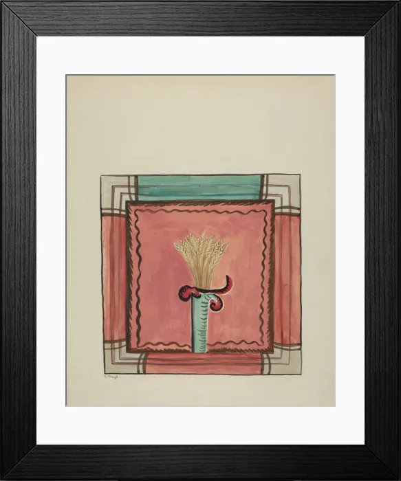 Framed Print : Companion Panel from Main Reredos, Church of Sanctuario, Chimayo, 1935 / 1942. Creator: E Framed Print : Companion Panel from Main Reredos, Church of Sanctuario, Chimayo, 1935 / 1942. Creator: E