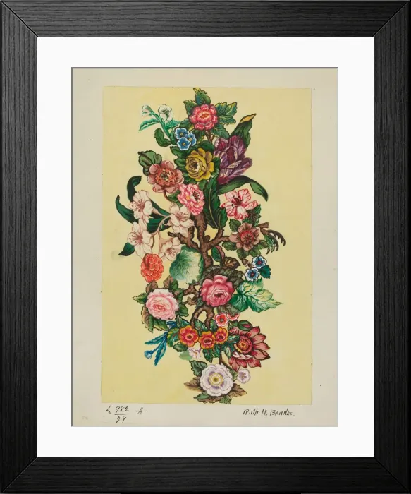 Framed Print : Quilt, c. 1936. Creator: Ruth M Barnes Framed Print : Quilt, c. 1936. Creator: Ruth M Barnes