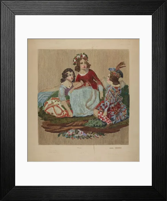 Framed Print : Sampler, c. 1941. Creator: Charles Bowman Framed Print : Sampler, c. 1941. Creator: Charles Bowman