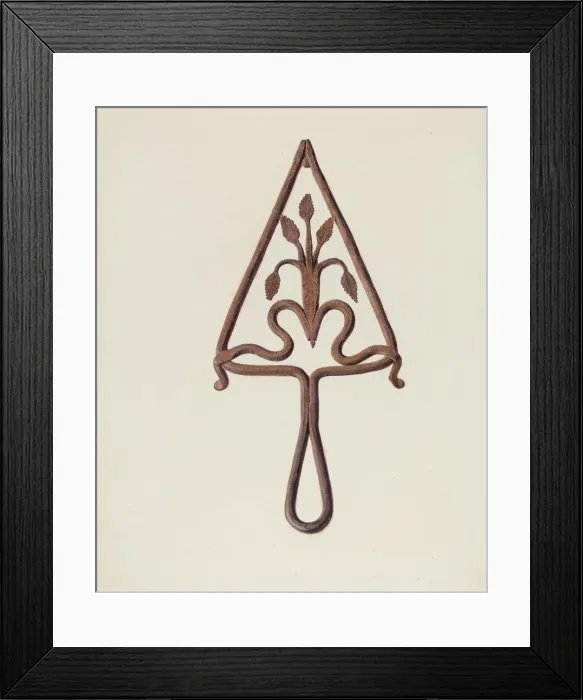 Framed Print : Trivet, c. 1939. Creator: Fritz Boehmer Framed Print : Trivet, c. 1939. Creator: Fritz Boehmer