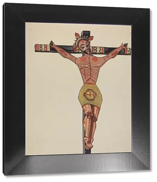 Crucifix - From the Vicinity of Mora, 1935  /  1942. Creator: E. Boyd