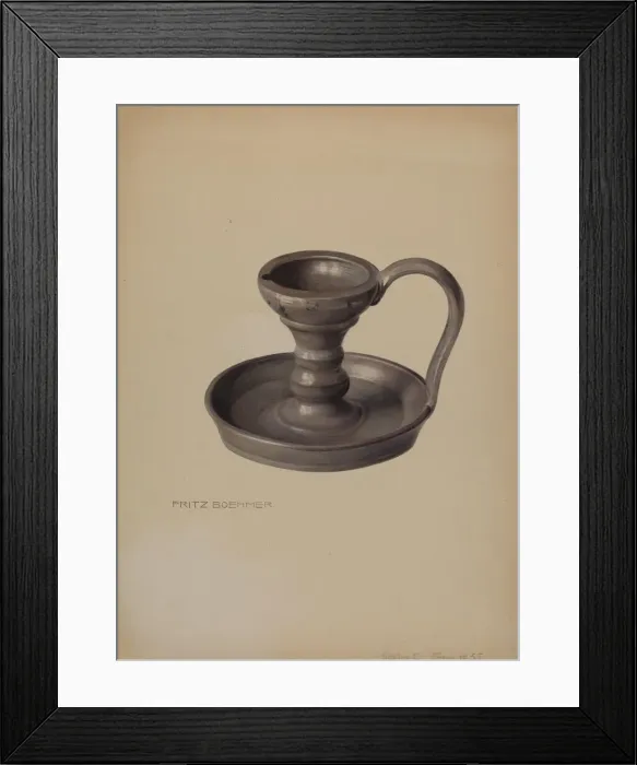 Framed Print : Lamp, c. 1938. Creator: Fritz Boehmer Framed Print : Lamp, c. 1938. Creator: Fritz Boehmer