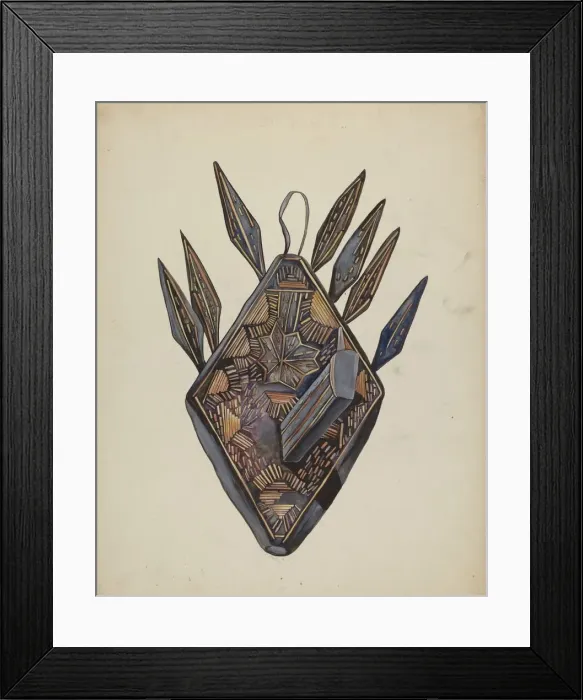 Framed Print : Candle Sconce, c. 1936. Creator: E. Boyd Framed Print : Candle Sconce, c. 1936. Creator: E. Boyd