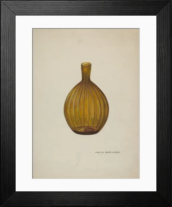 Framed Print : Whiskey Flask, c. 1939. Creator: Fritz Boehmer Framed Print : Whiskey Flask, c. 1939. Creator: Fritz Boehmer