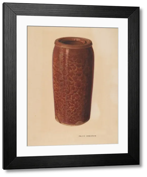 Framed Print : Pickle Jar, c. 1939. Creator: Fritz Boehmer Framed Print : Pickle Jar, c. 1939. Creator: Fritz Boehmer