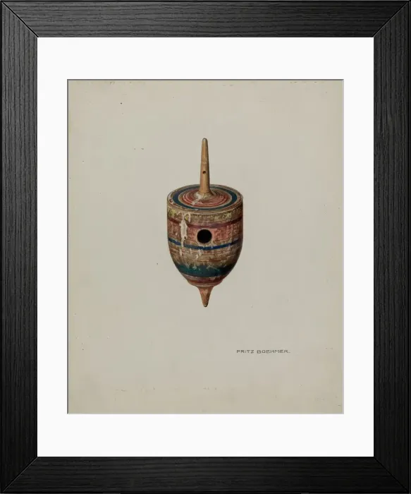 Framed Print : Childs Top, c. 1939. Creator: Fritz Boehmer Framed Print : Childs Top, c. 1939. Creator: Fritz Boehmer