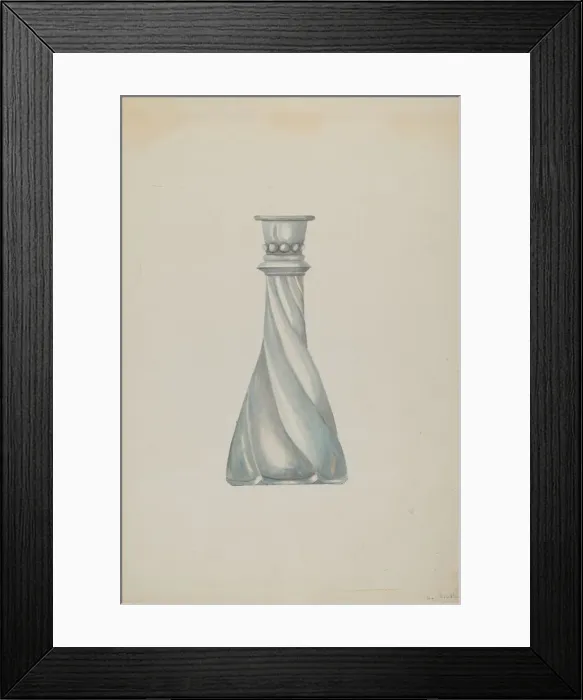 Framed Print : Candlestick, c. 1937. Creator: Beulah Bradleigh Framed Print : Candlestick, c. 1937. Creator: Beulah Bradleigh