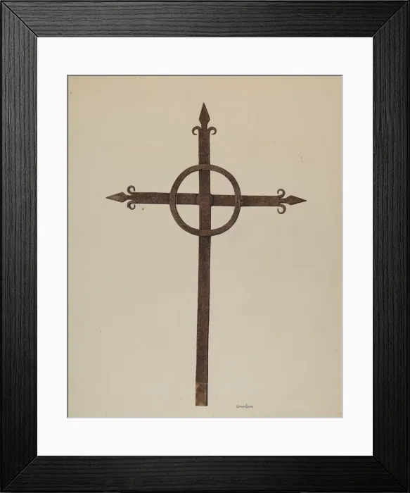Framed Print : Iron Cross, c. 1938. Creator: H. Langden Brown Framed Print : Iron Cross, c. 1938. Creator: H. Langden Brown