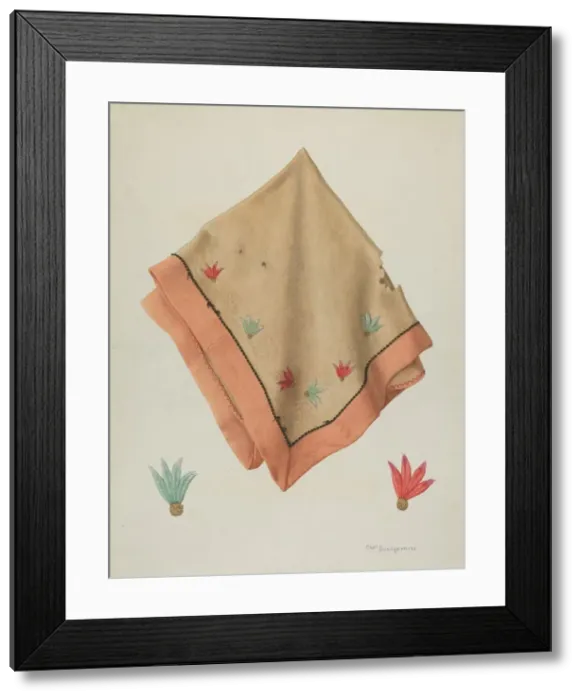 Framed Print : Piano Cover, c. 1940. Creator: Carl Buergerniss Framed Print : Piano Cover, c. 1940. Creator: Carl Buergerniss