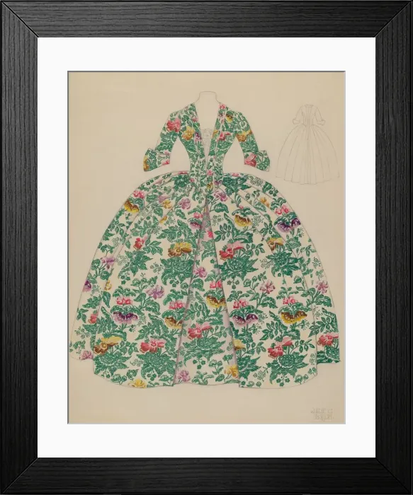 Framed Print : Dress, c. 1936. Creator: Julie C Brush Framed Print : Dress, c. 1936. Creator: Julie C Brush