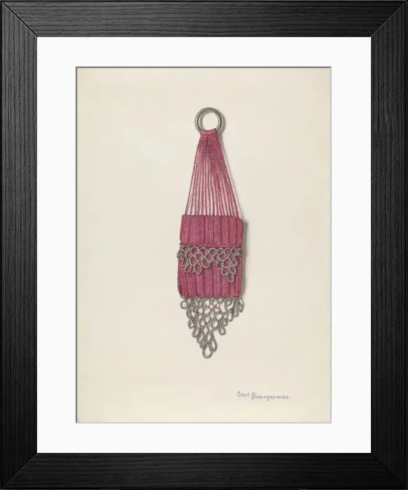 Framed Print : Coin Purse, c. 1941. Creator: Carl Buergerniss Framed Print : Coin Purse, c. 1941. Creator: Carl Buergerniss