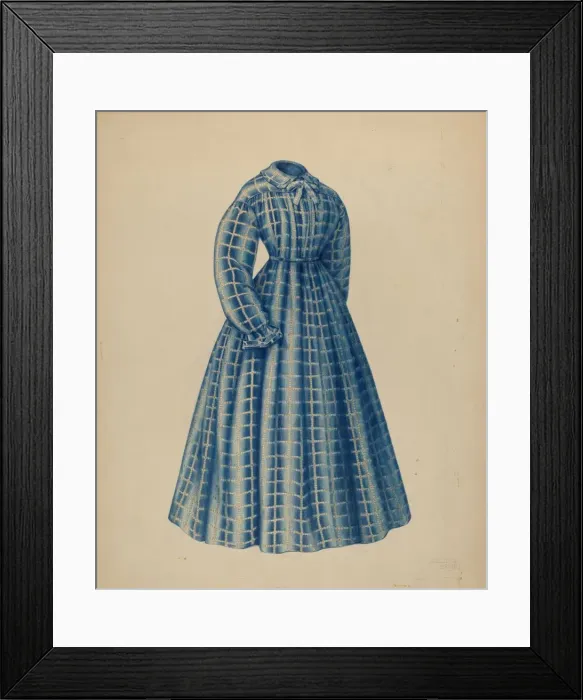 Framed Print : Dress, c. 1940. Creator: Julie C Brush Framed Print : Dress, c. 1940. Creator: Julie C Brush