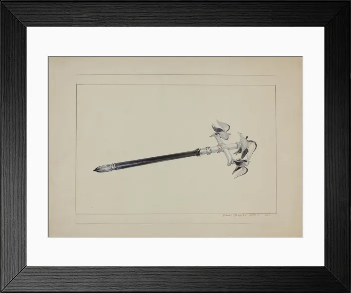 Framed Print : Glass Pen, 1935 / 1942. Creator: Amos C. Brinton Framed Print : Glass Pen, 1935 / 1942. Creator: Amos C. Brinton