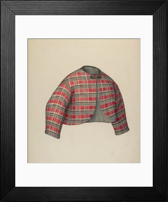 Framed Print : Childs Jacket, 1935 / 1942. Creator: Julie C Brush Framed Print : Childs Jacket, 1935 / 1942. Creator: Julie C Brush