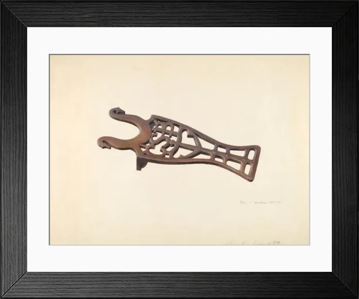 Framed Print : Bootjack, 1935 / 1942. Creator: Amos C. Brinton Framed Print : Bootjack, 1935 / 1942. Creator: Amos C. Brinton