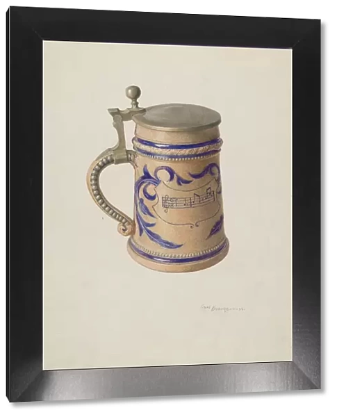 Beer Mug, c. 1939. Creator: Carl Buergerniss
