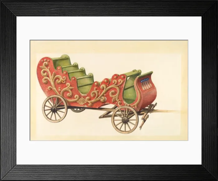 Framed Print : Bishop Hill: Bandwagon, c. 1939. Creator: H. Langden Brown Framed Print : Bishop Hill: Bandwagon, c. 1939. Creator: H. Langden Brown