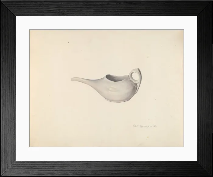 Framed Print : Invalids Feeding Cup, c. 1939. Creator: Carl Buergerniss Framed Print : Invalids Feeding Cup, c. 1939. Creator: Carl Buergerniss