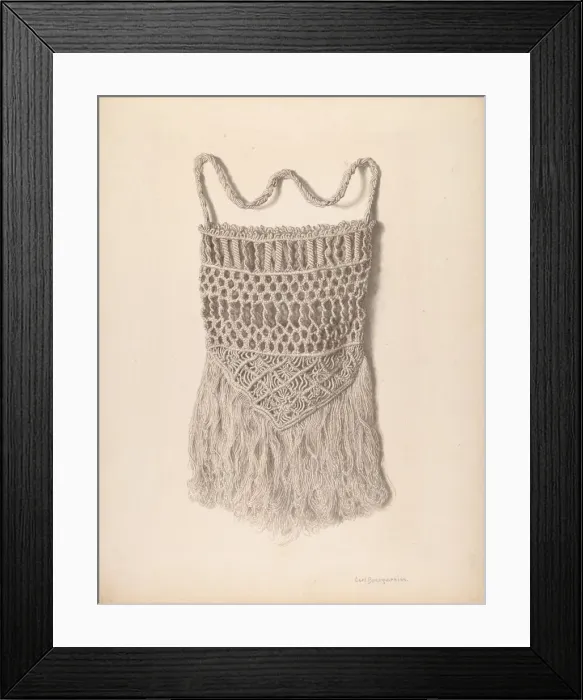 Framed Print : Handbag, 1935 / 1942. Creator: Carl Buergerniss Framed Print : Handbag, 1935 / 1942. Creator: Carl Buergerniss