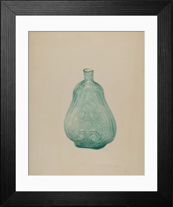 Framed Print : Flask, 1935 / 1942. Creator: Carl Buergerniss Framed Print : Flask, 1935 / 1942. Creator: Carl Buergerniss