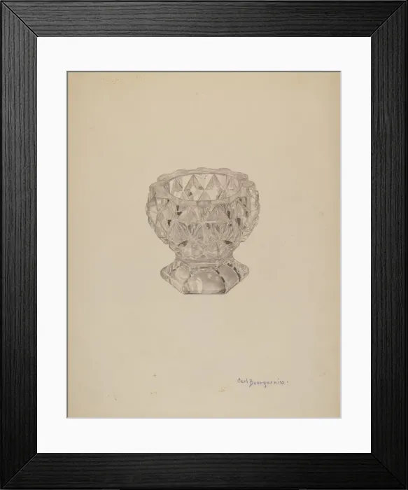 Framed Print : Salt Cellar, c. 1941. Creator: Carl Buergerniss Framed Print : Salt Cellar, c. 1941. Creator: Carl Buergerniss