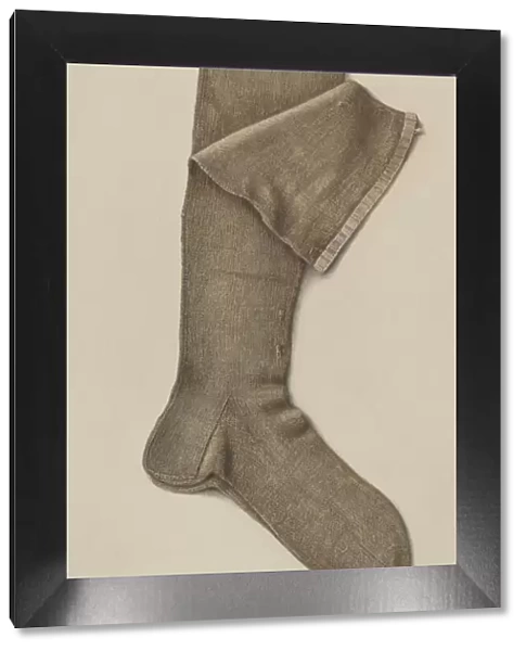 Stockings, c. 1938. Creator: H. Langden Brown