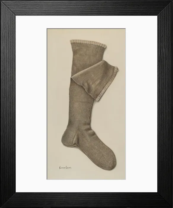 Framed Print : Stockings, c. 1938. Creator: H. Langden Brown Framed Print : Stockings, c. 1938. Creator: H. Langden Brown