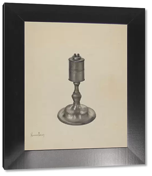 Lamp, c. 1937. Creator: H. Langden Brown