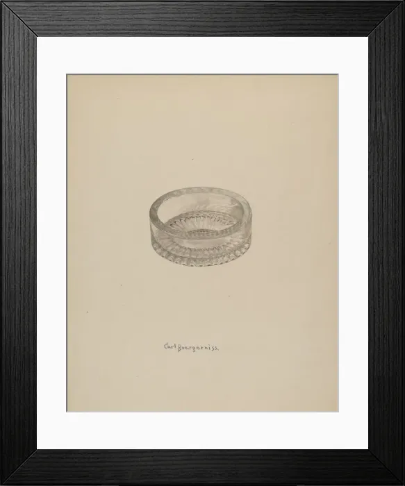 Framed Print : Family Salt Cellar, c. 1941. Creator: Carl Buergerniss Framed Print : Family Salt Cellar, c. 1941. Creator: Carl Buergerniss