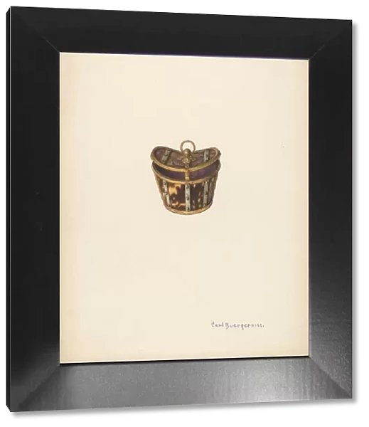 Box for Small Jewelry, c. 1941. Creator: Carl Buergerniss