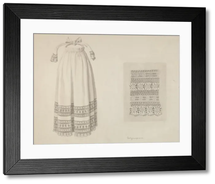 Framed Print : Apron, c. 1940. Creator: Carl Buergerniss Framed Print : Apron, c. 1940. Creator: Carl Buergerniss