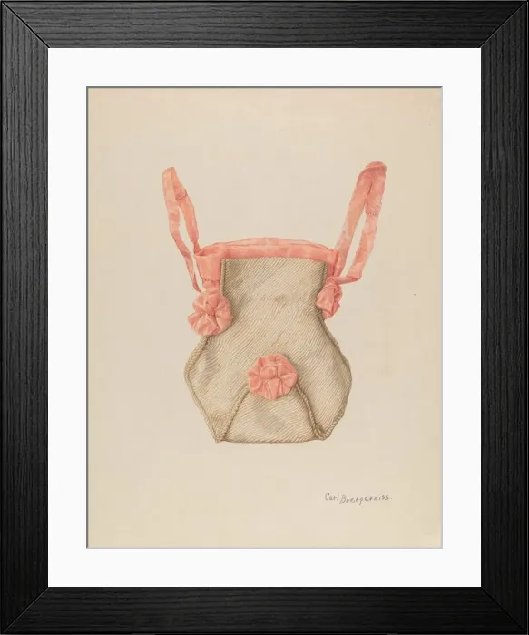 Framed Print : Handbag, c. 1940. Creator: Carl Buergerniss Framed Print : Handbag, c. 1940. Creator: Carl Buergerniss