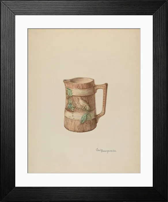 Framed Print : Pitcher, c. 1940. Creator: Carl Buergerniss Framed Print : Pitcher, c. 1940. Creator: Carl Buergerniss