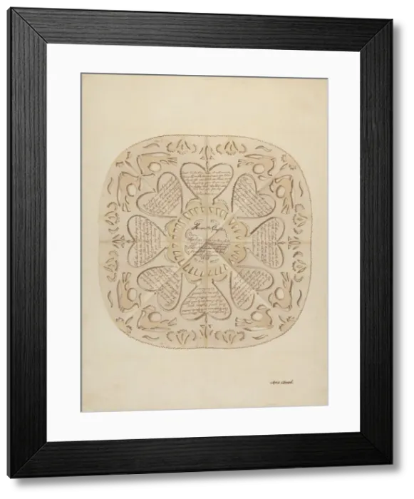 Framed Print : Valentine, c. 1938. Creator: Rex F Bush Framed Print : Valentine, c. 1938. Creator: Rex F Bush